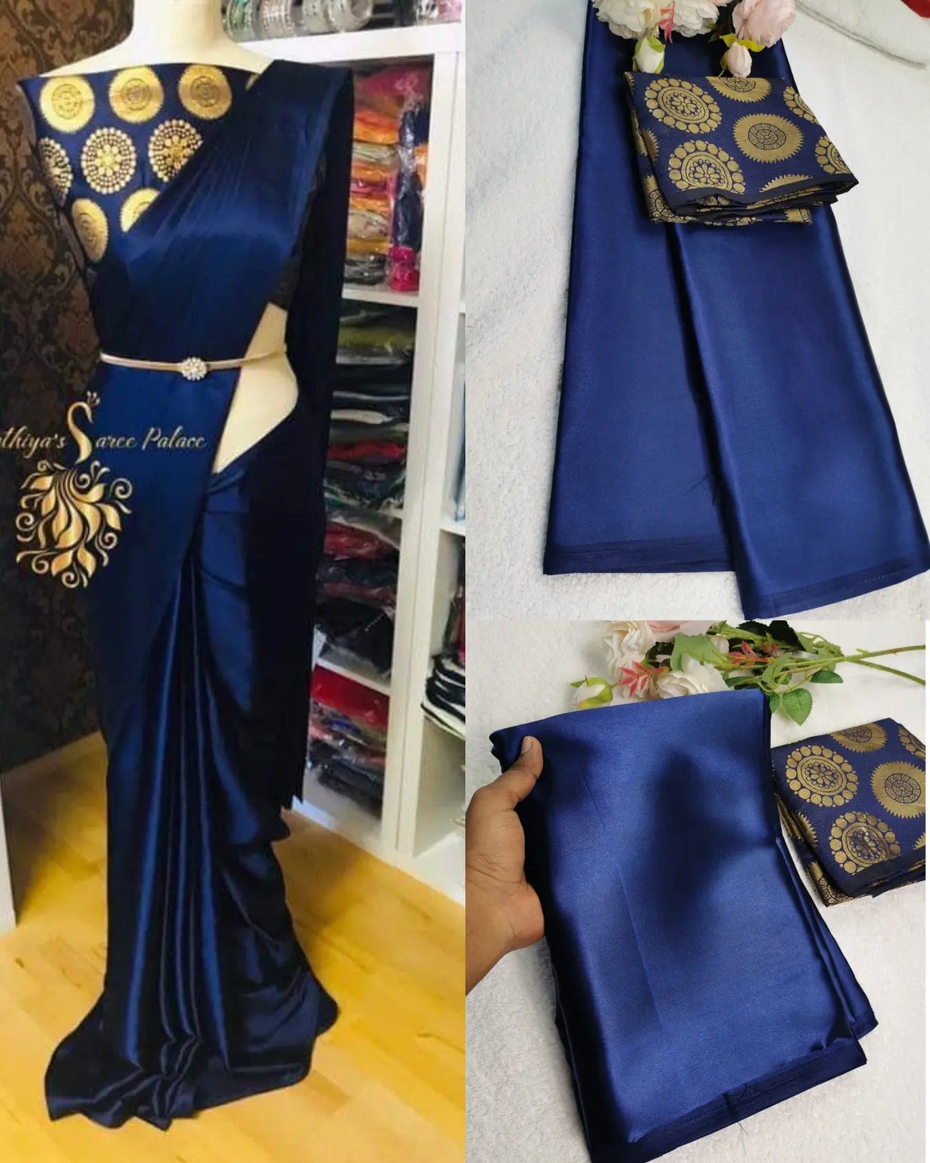 Satin Silk Sarees - Singapore