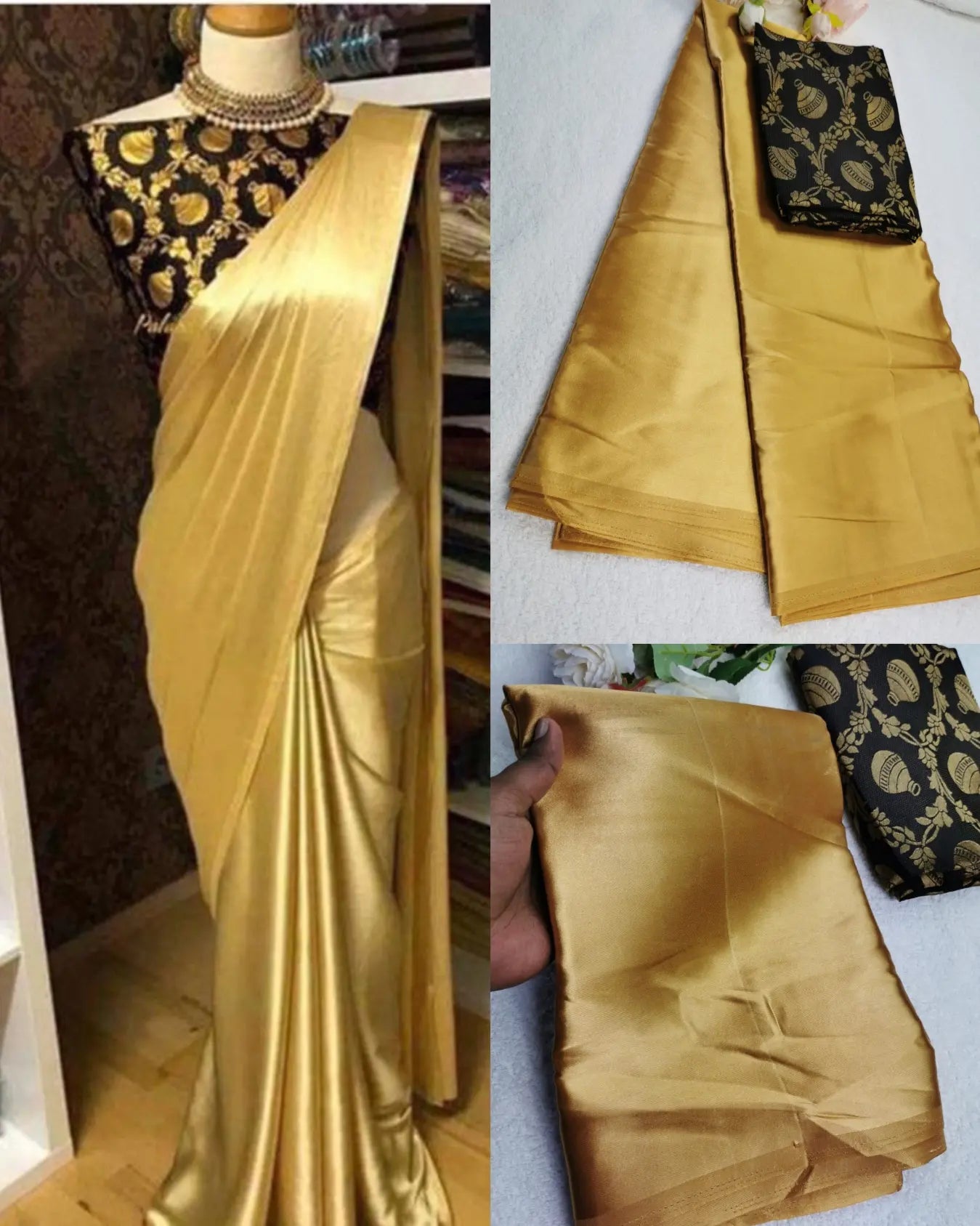 Satin Silk Sarees - Singapore